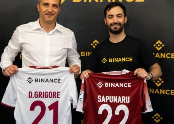 Rapid a semnat cu Binance! Contract avantajos pentru vișinii!