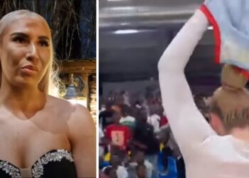 Preafrumoasa fiică a Anamariei Prodan, Sarah Dumitrescu, și-a scos tricoul și a creat isterie în Congo!
