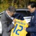 Marcel Ciolacu și-a făcut campanie și pe spatele echipei naționale! Premierul a mers în cantonamentul tricolorilor înainte de meciul cu Elveția!