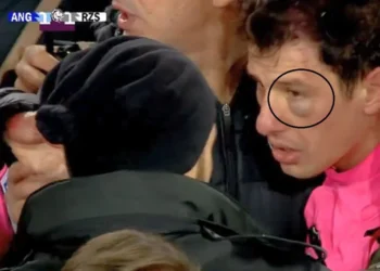I-a dat de l-a julit! Patronul lui Moruțan a intrat pe teren și i-a umflat ochiul arbitrului!