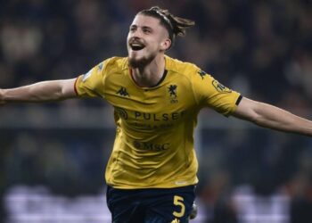 GOOOL Radu Drăgușin! Românul a plutit peste apărarea lui Inter și a înscris superb în minutul 45+7!