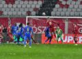 Cum arată piciorul lui Niczuly, după contactul dur cu Luckassen: „Aproape mi-a rupt genunchiul, iar domnul Avram spune că a fost o mică controversă”